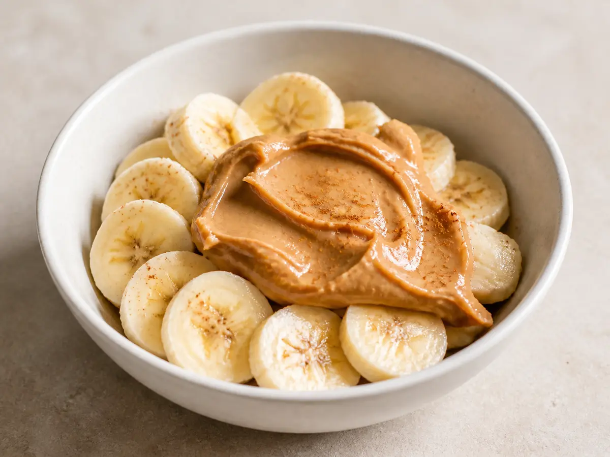 Banana with Peanut Butter