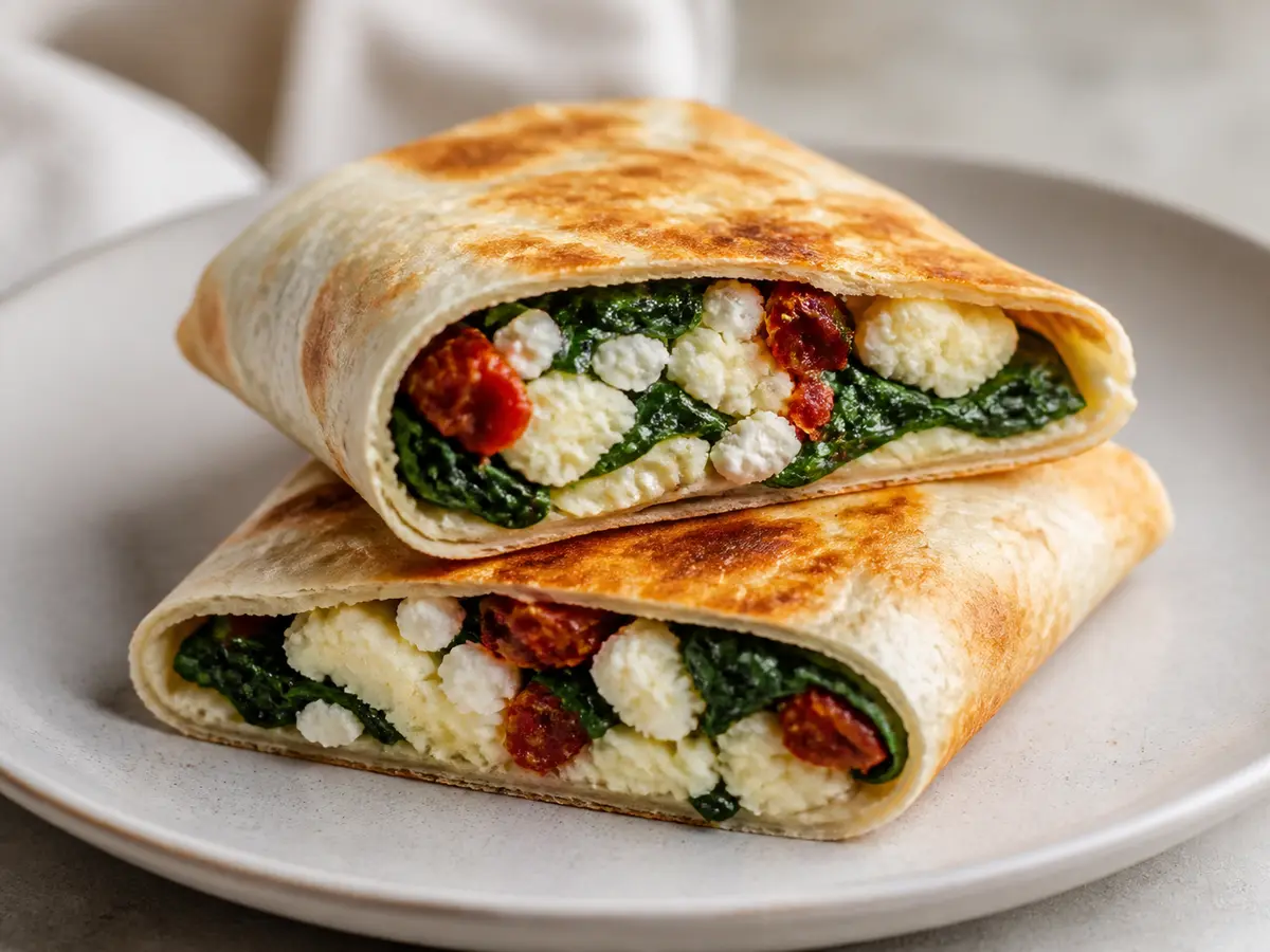 Copycat Starbucks Spinach, Feta & Egg White Wrap