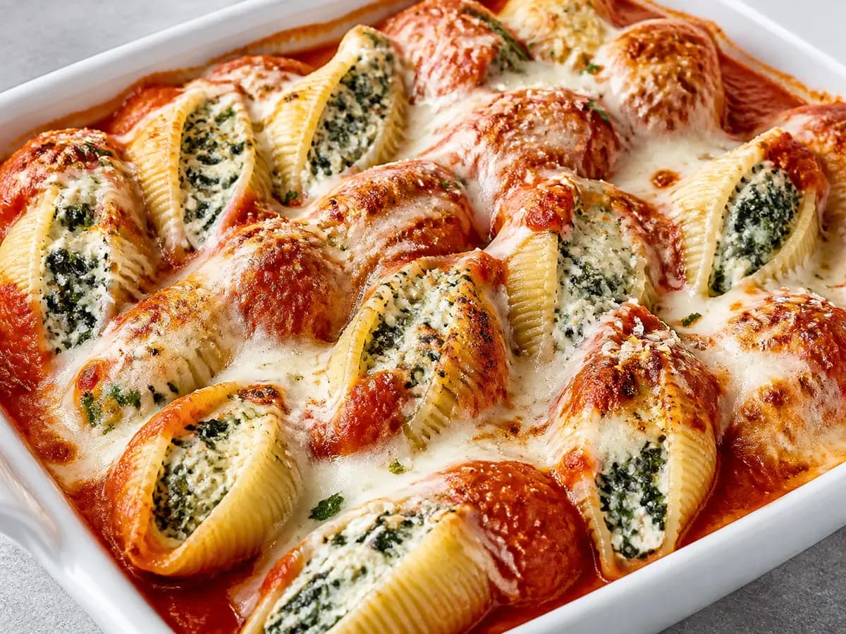 Spinach & Ricotta Stuffed Shells