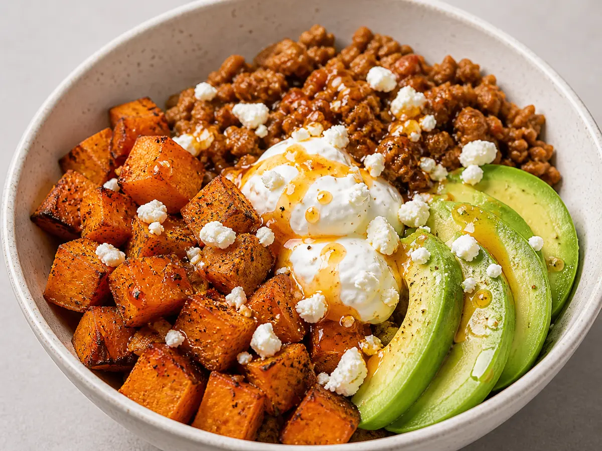 Hot Honey Ground Turkey Bowls