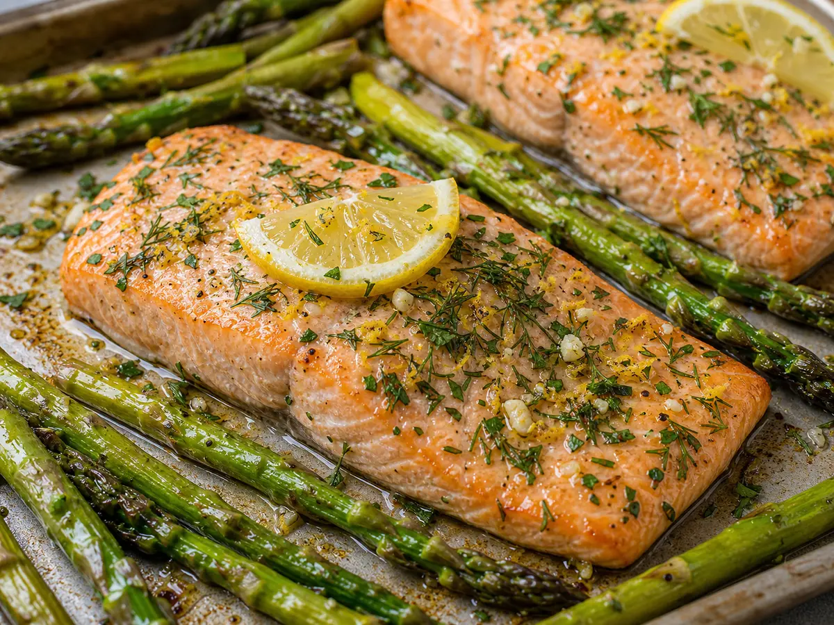 Lemon Herb Roasted Salmon