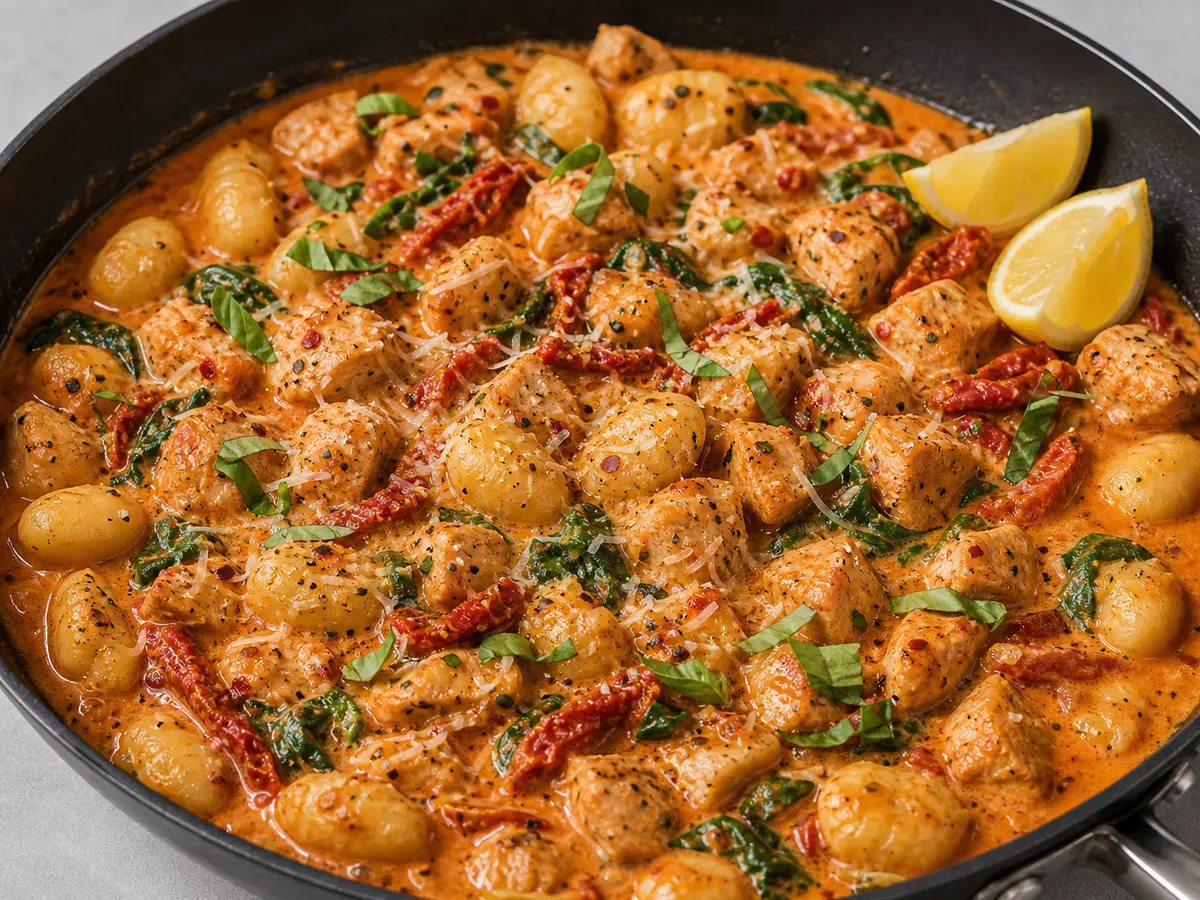 One Pan Marry Me Chicken & Gnocchi
